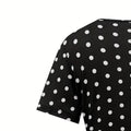 wholesale women's short-sleeved dresses, fashionable women's dresses for spring, summer, and autumn, new cross-border printed designs