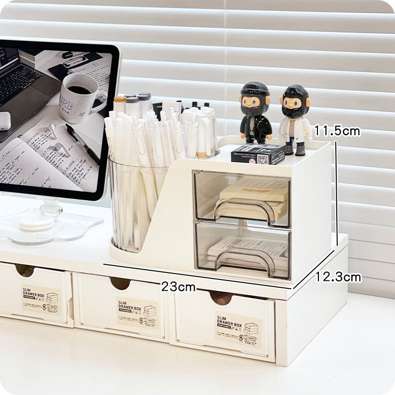 Storage box, drawer rack, office desktop desk, workstation, good things, women's hole board, finishing and remodeling artifact