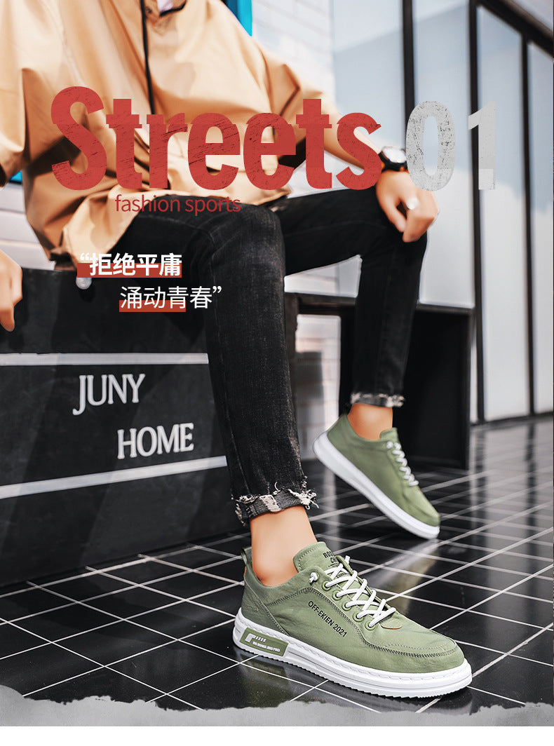 Canvas shoes men's shoes spring breathable ice silk deodorizing filter cloth shoes new arrivaltrendyeasiest for matchmen slip-on low-top shoes