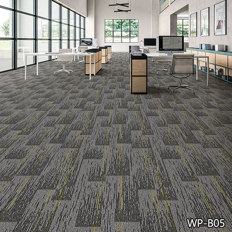 Large area carpet, fully padded, thickened, wear-resistant, easy to clean, commercial grade carpet for billiard halls, hotels, office buildings, and offices