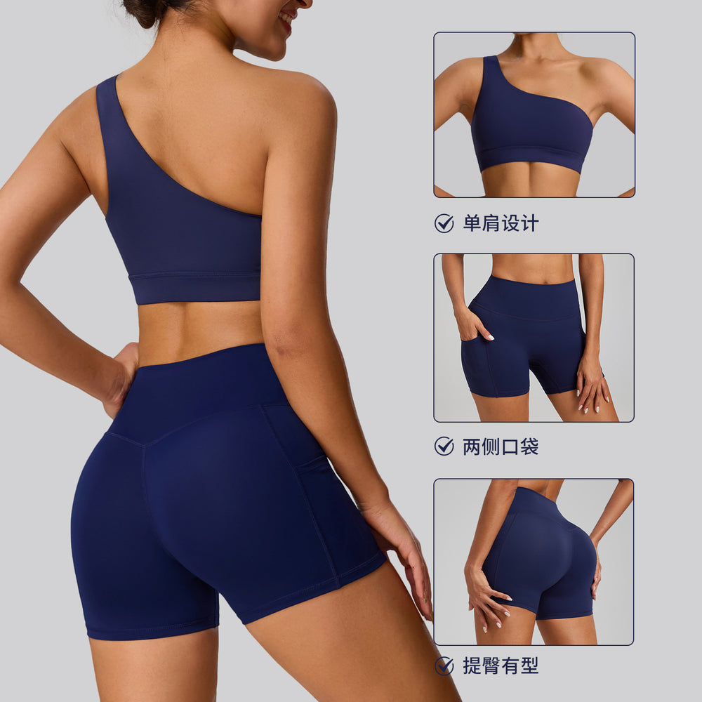 Amazon's new yoga clothing suit high elastic breathable sports fitness clothing two-piece setfashion yoga clothing personalized