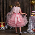 European and american cross-border girls' dresses: mesh vest cake skirt, high-end tutu dress, custom girl's dresses