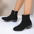 Exportfashionplus size short boots for women fall and winter single boots new arrival ankle short boots thick heel british style boots women's boots