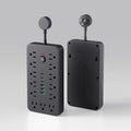 110v power strip extension cord with overload protection, usb charging outlet, us/canada/mexico standard, pd socket, taiwan version