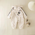 New autumn baby clothes: stylish rompers for baby boys, cute backpack rompers, spring/autumn outings, trendy styles
