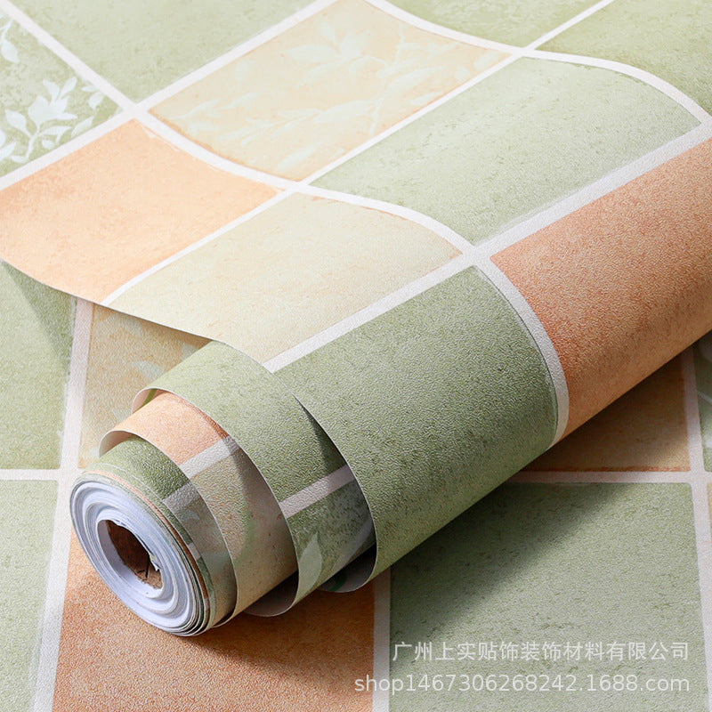 Cross-border Supply Desktop Stickers Marble Wallpaper Self-Adhesive Kitchen Oil-proof Stickers Furniture Renovation Stove Cabinet Stickers