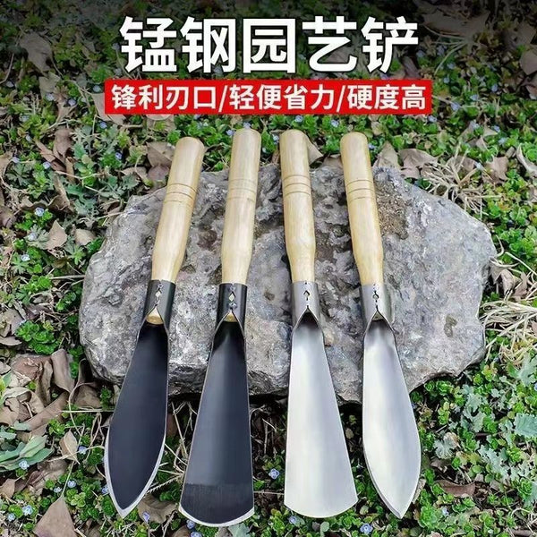Multifunctional gardening tools, shovels, digging wild vegetables, catching sea and planting flowers, shoveling soil, stainless steel thickened iron hoe, weeding shovel,