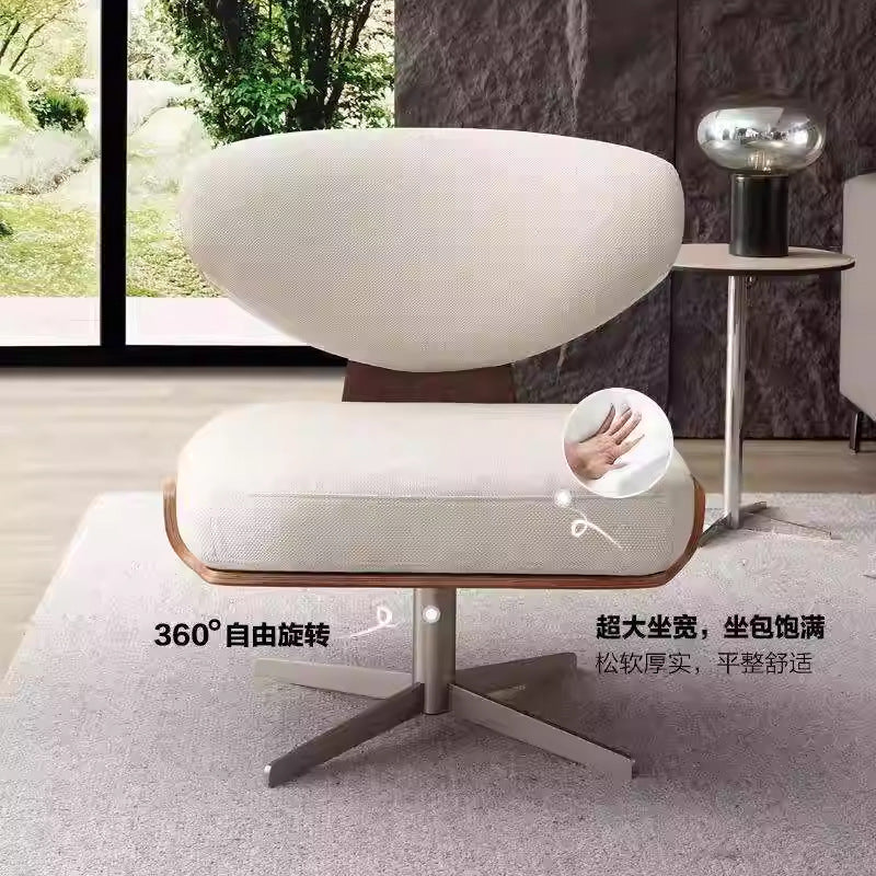 Modern minimalist sofa chair living room leisure chair conference casual single chair sofa simple fabric single chair office chair