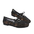 Breathable mesh mary janes - women's flat shoes, spring/summer , new bow detail, low-cut, fairy style