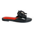 Xinshun xingwang summer soft leather new fairy fashion flats one-character 2025 slippers outwear easiest for match women's sandals