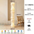 Imitation marble cream style vertical floor lamp hotel b&b decorative lamp scandinavian house elegant small waist floor lamp