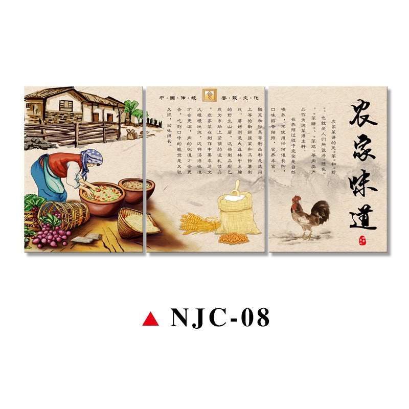 Hotel box wall decoration painting creative agritainment wall mural restaurant catering shop farmyard room painting