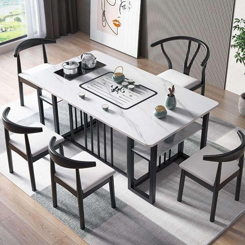 Tea table office living room slate set of tables and chairs desktop for home tea table accessible luxury combination all-in-one coffee table