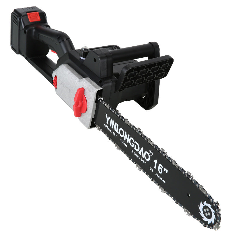 Brushless 16-inch lithium chainsaw, rechargeable chainsaw, household electric wireless chainsaw, rechargeable hand, outdoor tree cutting saw