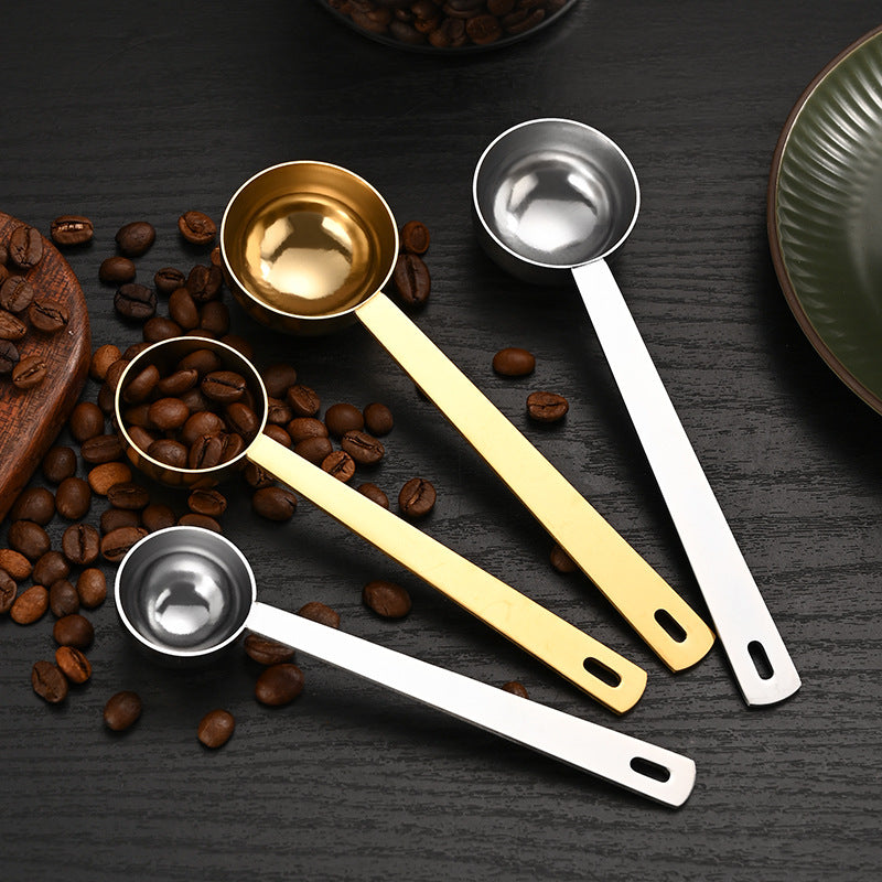 304 stainless steel measuring spoon coffee measuring spoon 5ml15ml30ml fruit powder spoon coffee milk powder baking tool