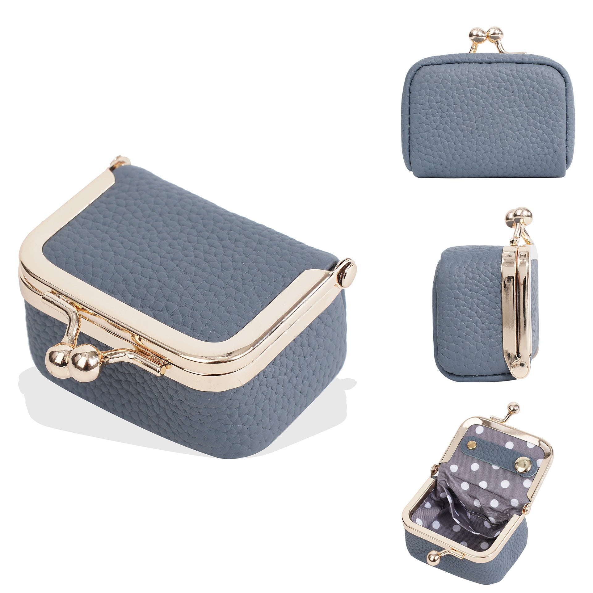 2025 new women's change bag baellerry  leather mini jewelry box multi-functional coin bag