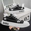 Canvas men's winter breathable casual low-top flat shoes - student trendy versatile athletic design niche canvas shoes
