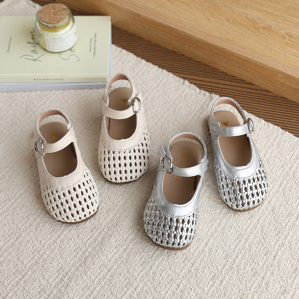 Girls' shoes kids princess closed-toe sandals  new summer collection soft sole for girls, toddler to big kid