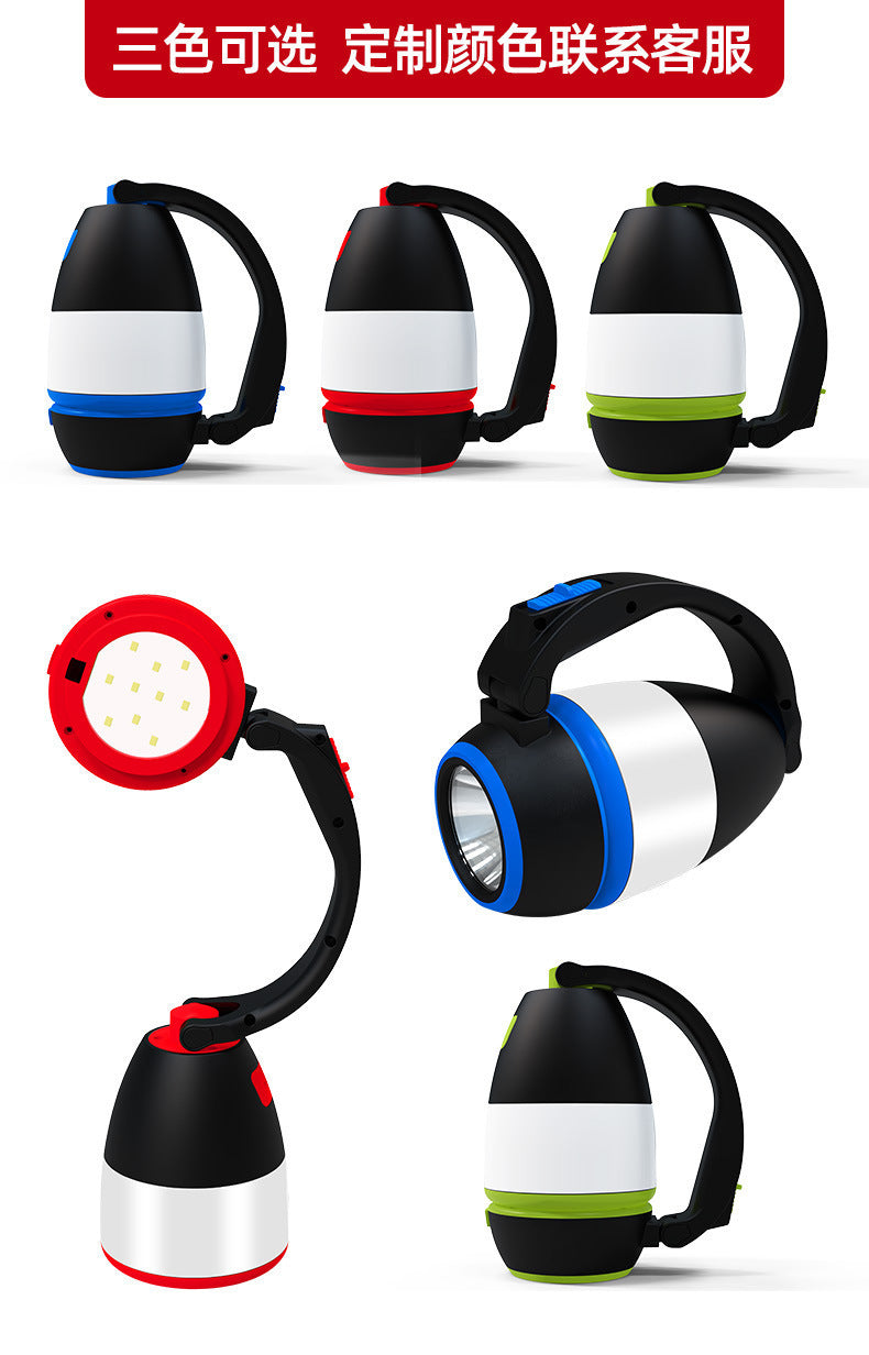 Cross-border tent light portable camping light household desk lamp outdoor camping flashlight with power bank emergency night light