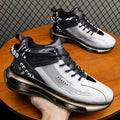 Men's 2025 new winter air cushion running shoes - waterproof, anti-slip, shock-absorbing, breathable men's casual dad shoes