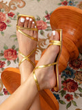 Women's slippers - versatile, stylish, and comfortable: perfect for indoor and outdoor wear. featuring a minimalist design, slip-on style, gold-tone buckle detail, square toe, and flat sole. a must-have for every woman's wardrobe