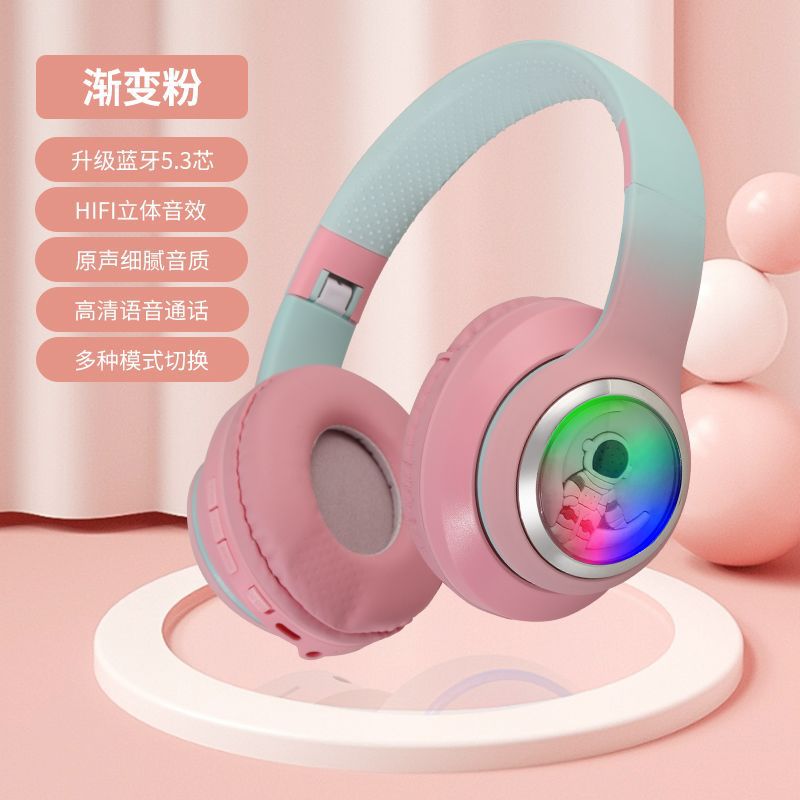 Bluetooth over-ear noise cancelling headphones - wireless headset for women, stylish design, high-quality audio, trendy fashion