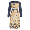 Fashion cross-border export new arrival evening dress  chiffon african plus sizeolwork clothing women's printed dress