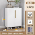 Double door-long handle-white [length 80 width 35 height 102cm]
