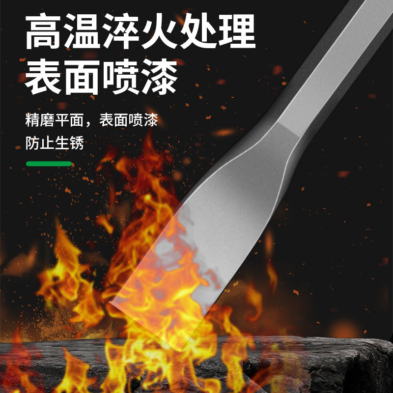 Baolian electric hammer curved chisel thickened high hardness impact drill bit flat chisel hexagonal handle square handle round handle electric pick slotting shovel