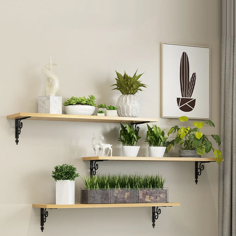 European style flower triangle bracket bracket triangle support iron frame wall storage rack layer right angle fixed tripod bracket