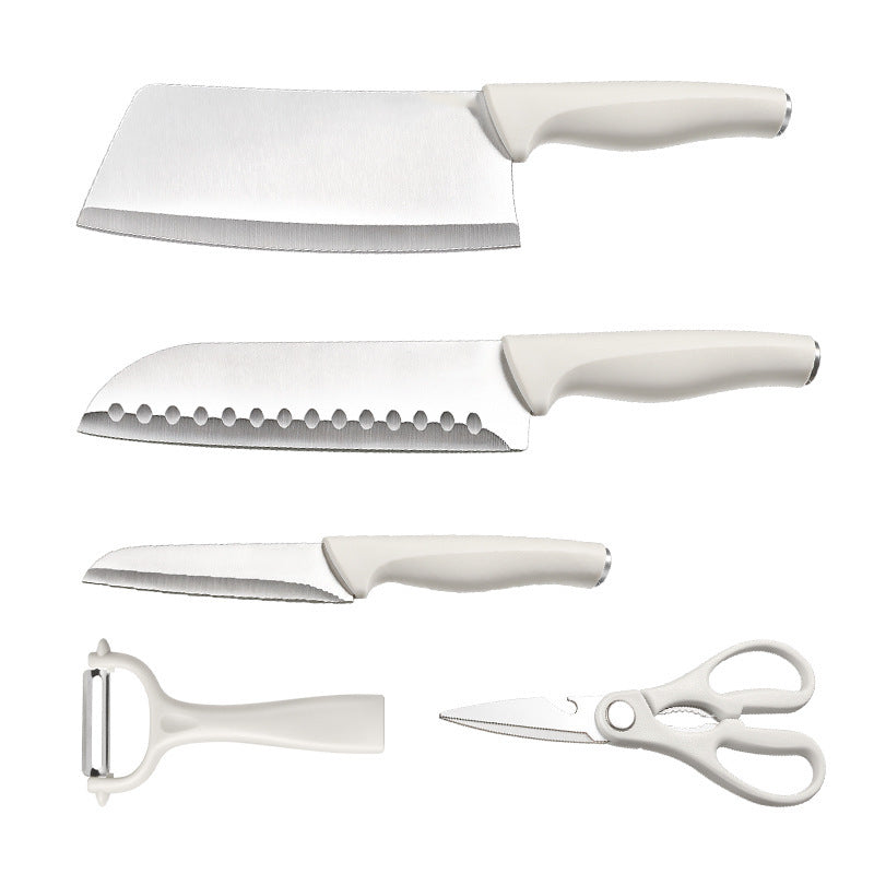 Baby food knife, meat slicing knife, women's special kitchen knife, kitchen knife holder suitfor homepopular fruit knife