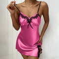 sexyintimates pajamas with spring and summer deep vsexy nightgown suspender satinbacklesscutelace pajamas
