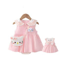 Summernew arrival cartoon baby girl bag butt skirt 100 days sweet baby clothes triangle romper summer clothes one year old romper