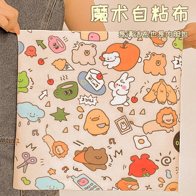 100 stickers, cosmetic bags, lazy cloth, pet fixing artifact, anti-grab and anti-run camera, digital product storage bag, self-adhesive.