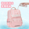 Kids' backpack - ultra-lightweight, pressure-reducing, spine-supporting, lightweight backpack for grades 1-6, korean style, boys and girls, anti-hunchback design