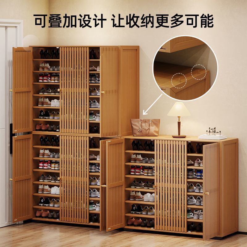 Shoe cabinet, shoe rack storage, indoor simple multi-layer rack, large capacity door household dust rental house artifact