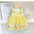 Baby dress girls' summer vest dress girls' dress summer baby dress western style princess dress suspender skirt