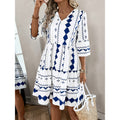 listing: new  women's original bohemian style printed dress
