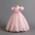 Ready-to-ship new girls' evening gown lace sequin princess dress piano performance dress children's dress