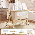 Aluminum alloy - wood grain [mattress base frame mosquito net] + ice silk cooling mat
