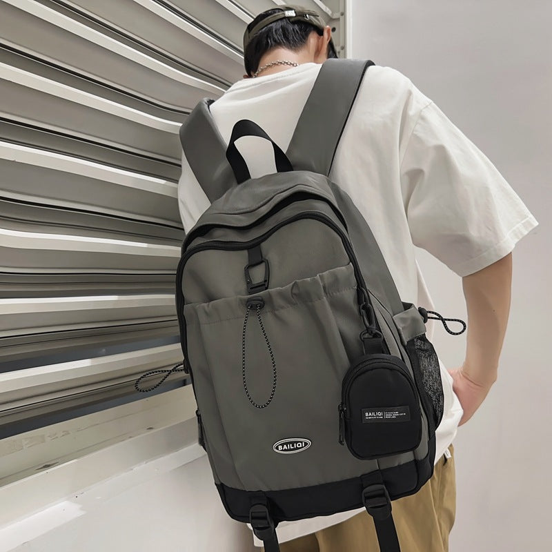 2024 new lightweight travel backpack - minimalist design for men, high school & middle school students, large capacity, women's college student bookbag