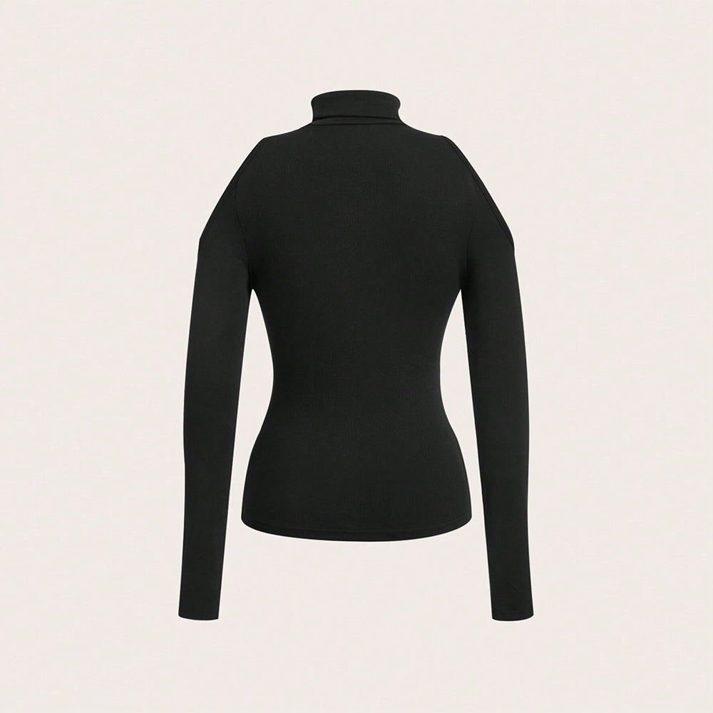 Aliexpress cross-border fashion: european & american chic, niche & elegant t-shirts - new spring/summer collection featuring subtle, eye-catching off-shoulder designs