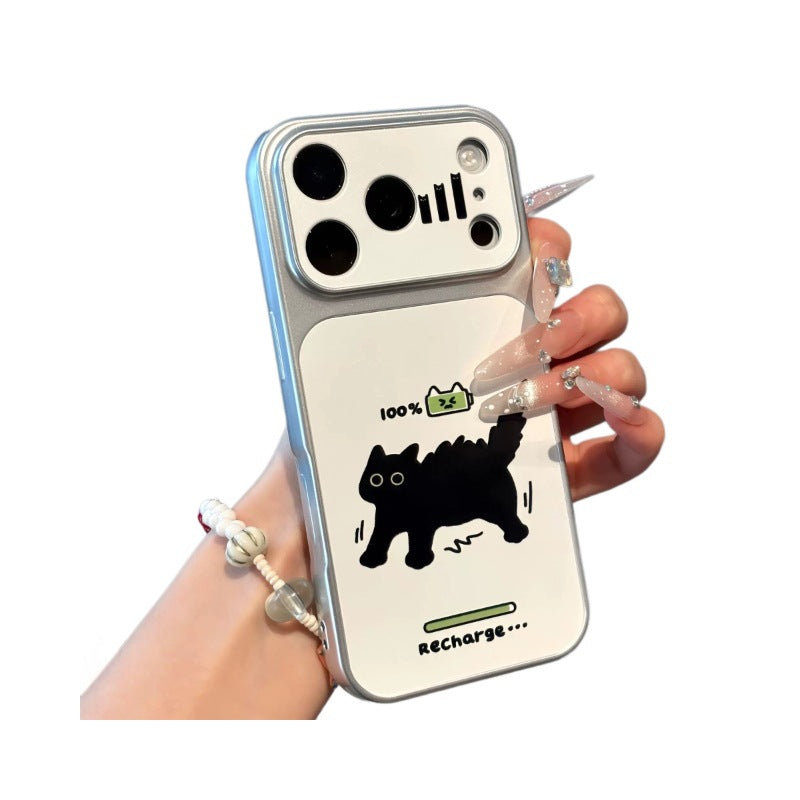 Couple glasses bear suitable for apple 18promax mobile phone case polka dot english label iphone17 soft case 16