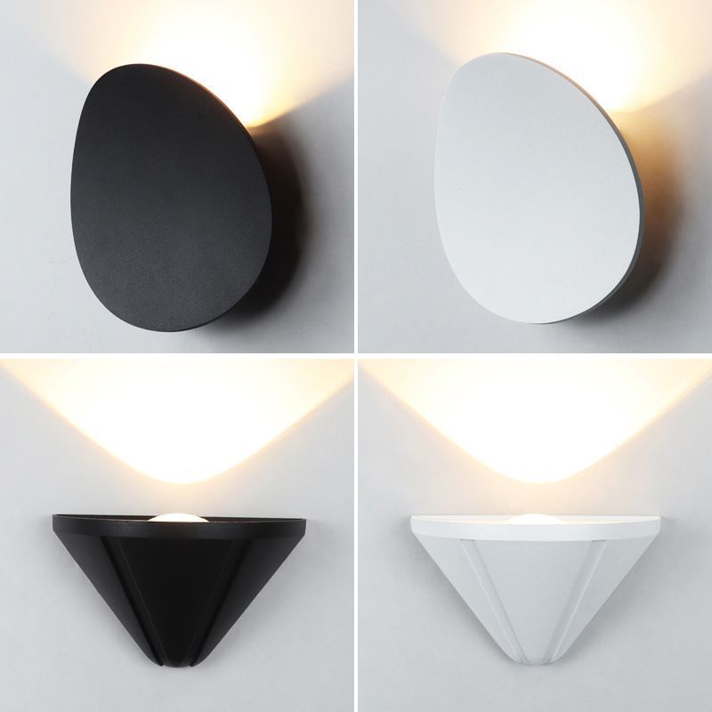 Outdoor waterproof wall lamp - modern minimalist style for bedroom bedside, hallway, outdoor villa courtyard - waterproof, hardwired wall sconce