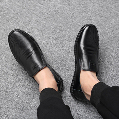 Tiktok viral new men's formal leather shoes - business casual, stylish, minimalist slip-on loafers - dropshipping available
