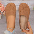Fashionexportnew arrivalplus sizecut outlow ankleflats women's retro soft bottom breathable slip-on loafers bean shoes