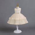 Ready-to-ship toddler tulle cake princess dress - perfect for baby girl's first birthday or special occasion