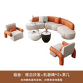 Nordic half-circle arc-shaped business sofa for office, negotiation, hotel, sales office, lobby, courtyard, rest area, and reception