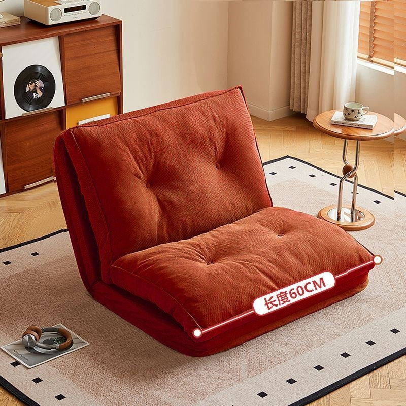 Lazy sofa bed living room dual-purpose single sofa small apartment for home cream style reclining and sleeping foldable sofa bed