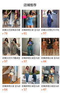 European and american style women's casual vest top,  foreign trade women's fashion loose drawstring turn-down collar denim jacket